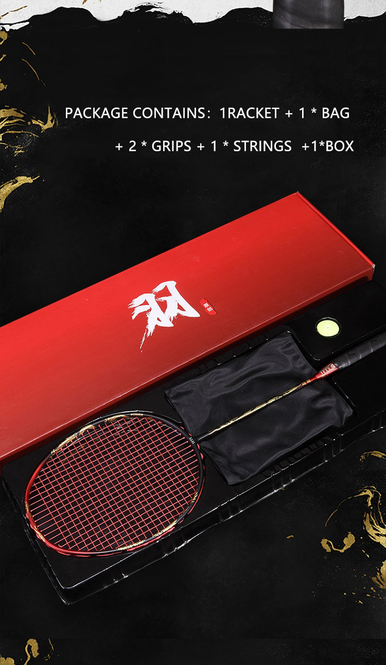 ALPSPORT QY 4U/G5 Full Carbon Fiber Badminton Racket (Single)