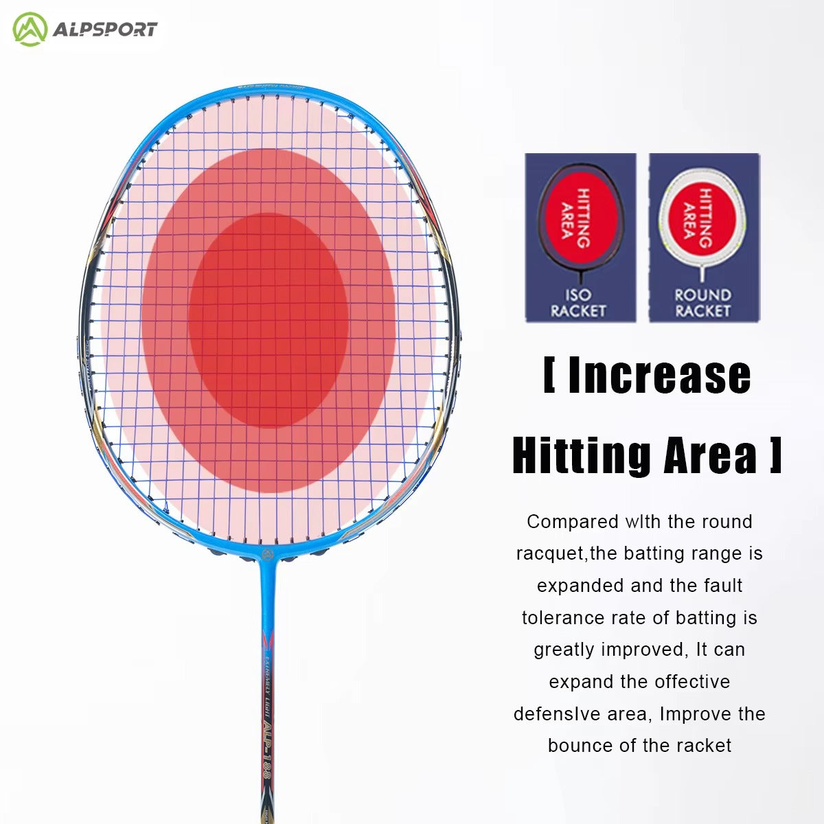 ALPSPORT AIR 10U G5 Carbon Fiber Badminton Racket (Single)