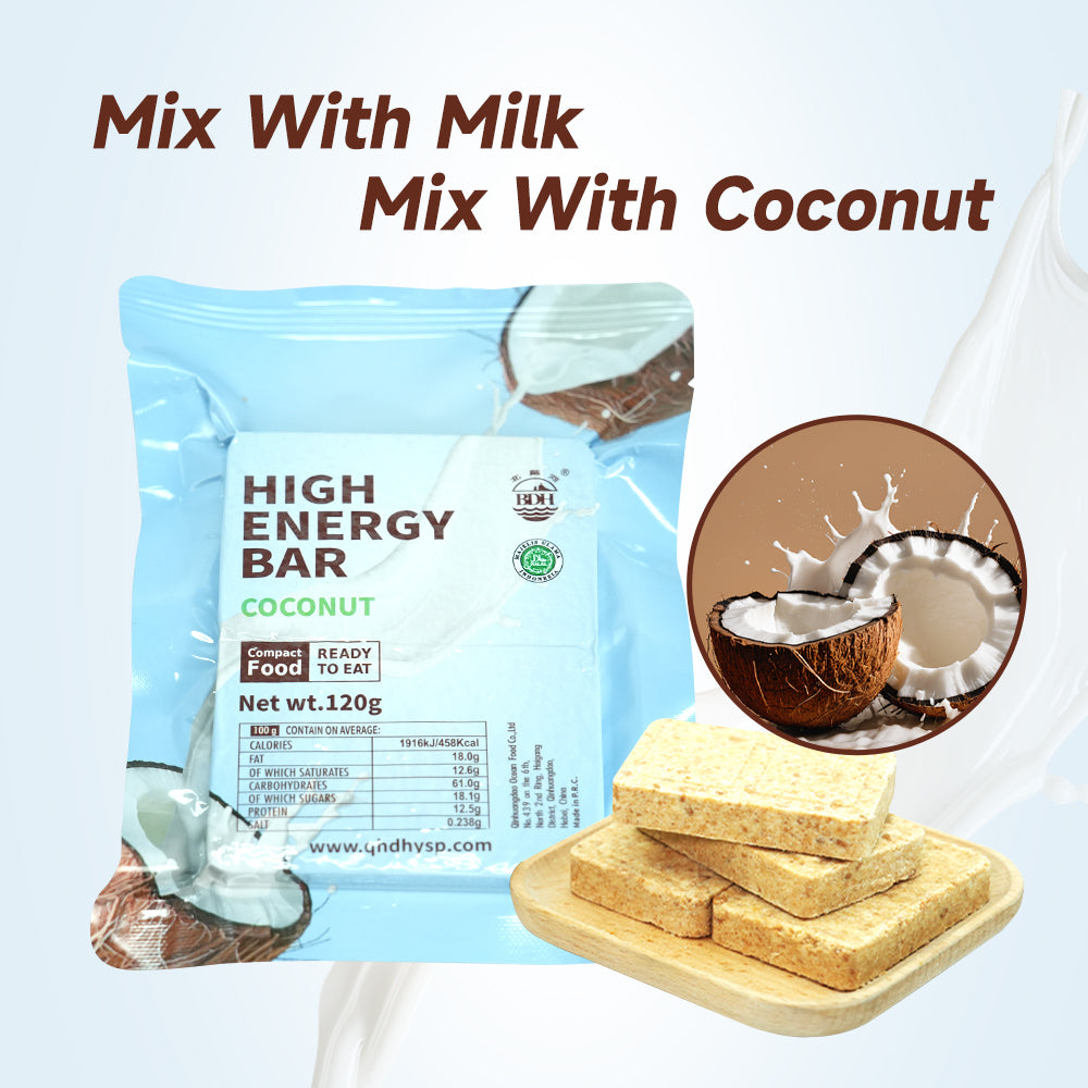 COCONUT High Energy Bar 120g x 12 pcs (1 Box) - Exp. Date 2044