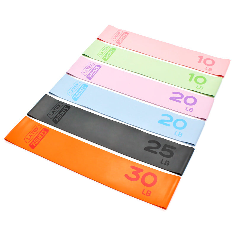 Aolikes 3619 Resistance Elastic Bands SET - 6pcs