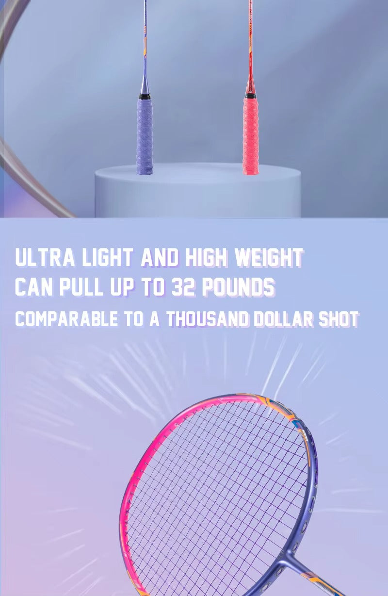 ALPSPORT GJ 10U/G6 Full Carbon Badminton Racket (Single)