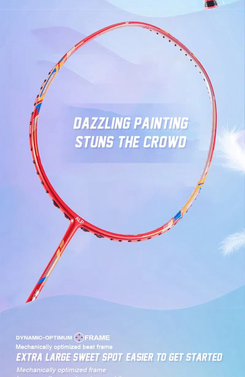 ALPSPORT GJ 10U/G6 Full Carbon Badminton Racket (Single)