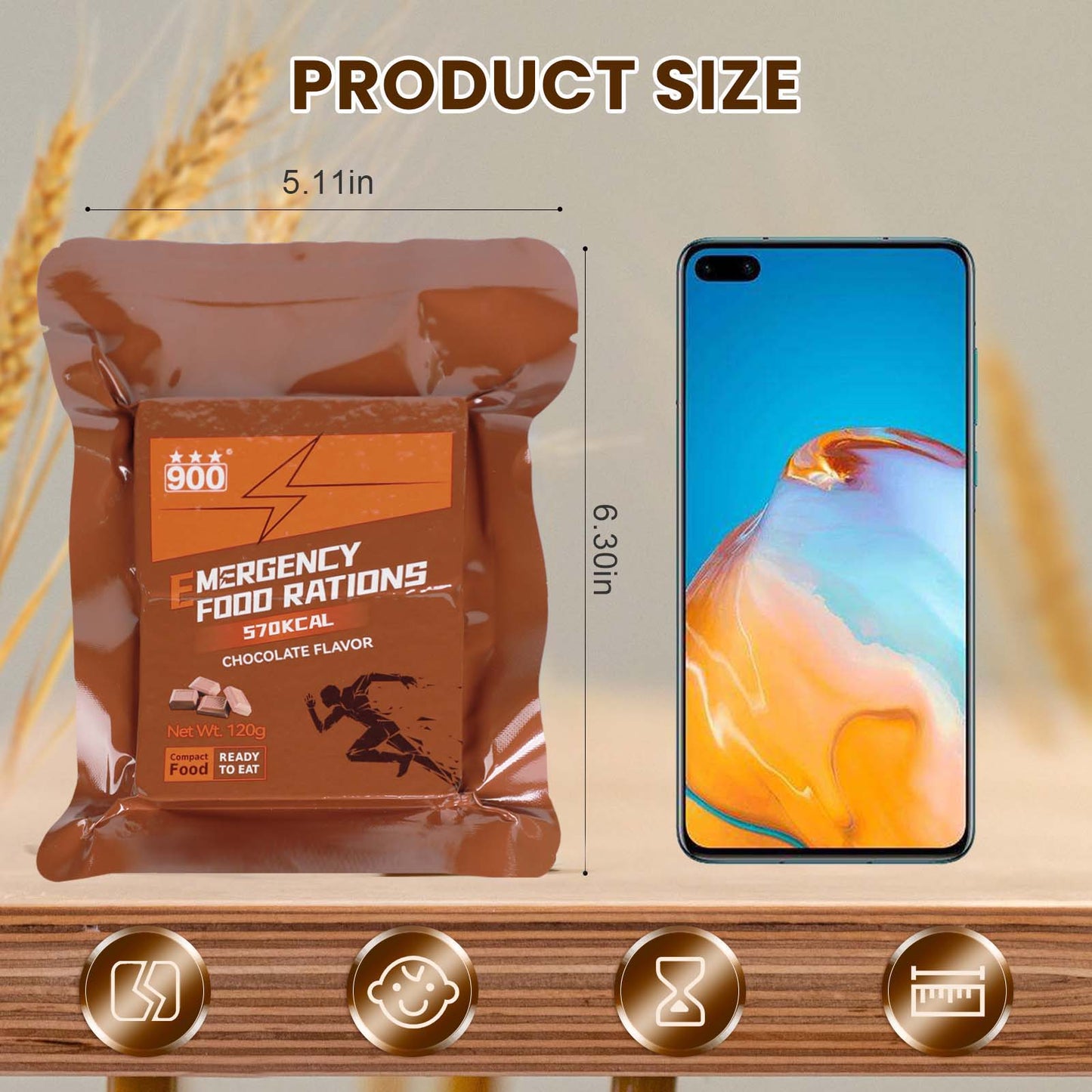 High Energy 900 CHOCOLATE Bar 120g (1pc) - Exp. Date October 2044