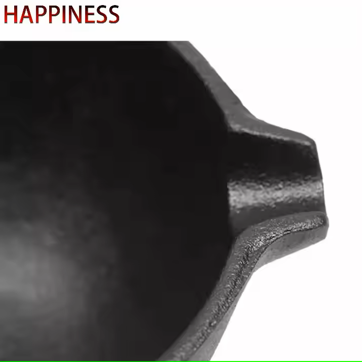 Happiness CAST IRON MORTAR and PESTLE- 15cmx10cm