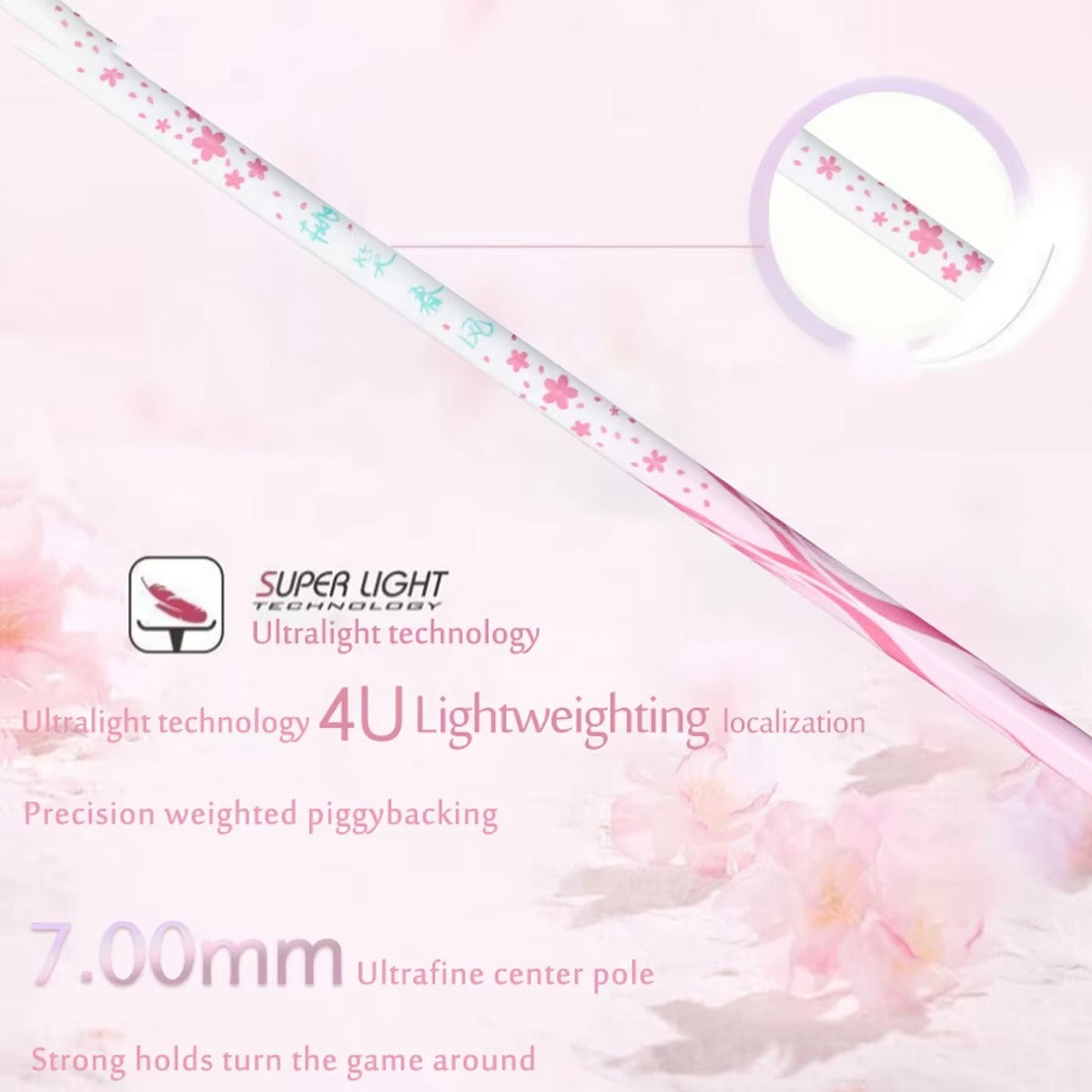 ALPSPORT New Cherry Carbon Fiber 4U/G5 TX Badminton Racket