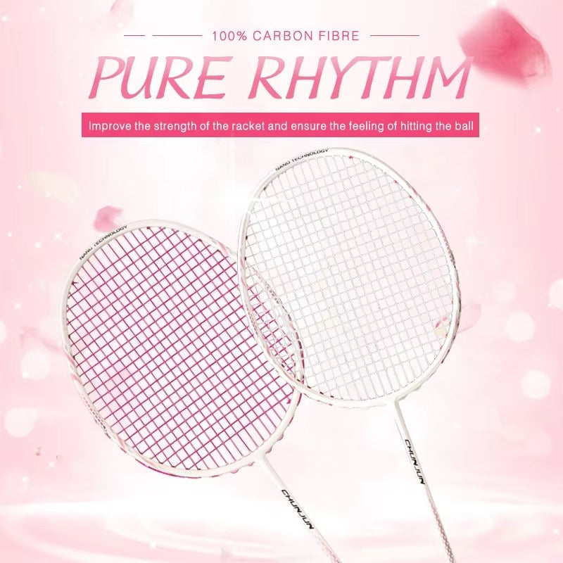 ALPSPORT CY 8U/G5 22-28Lbs Lightweight Carbon Fiber Badminton Racket (Single)