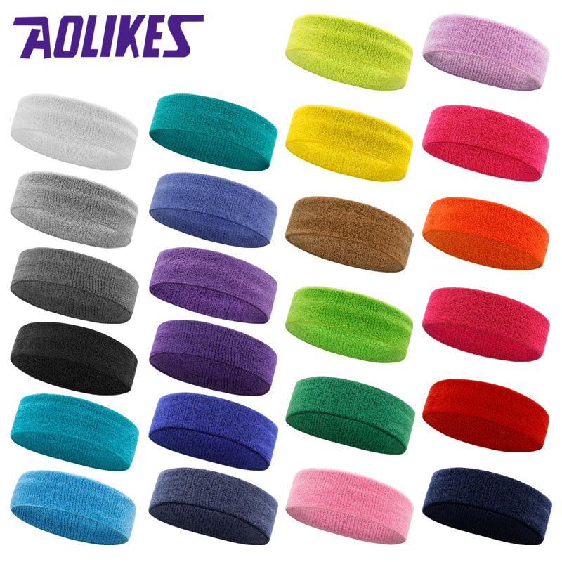 Aolikes 2106 Sweat-Absorbing Elastic Compression Headband
