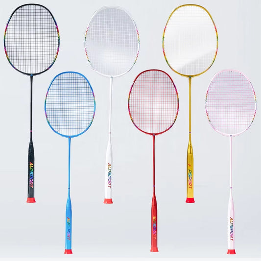 ALPSPORT BBQ2.0 8U/G4 Full Carbon Badminton Racket 24-30 Lbs