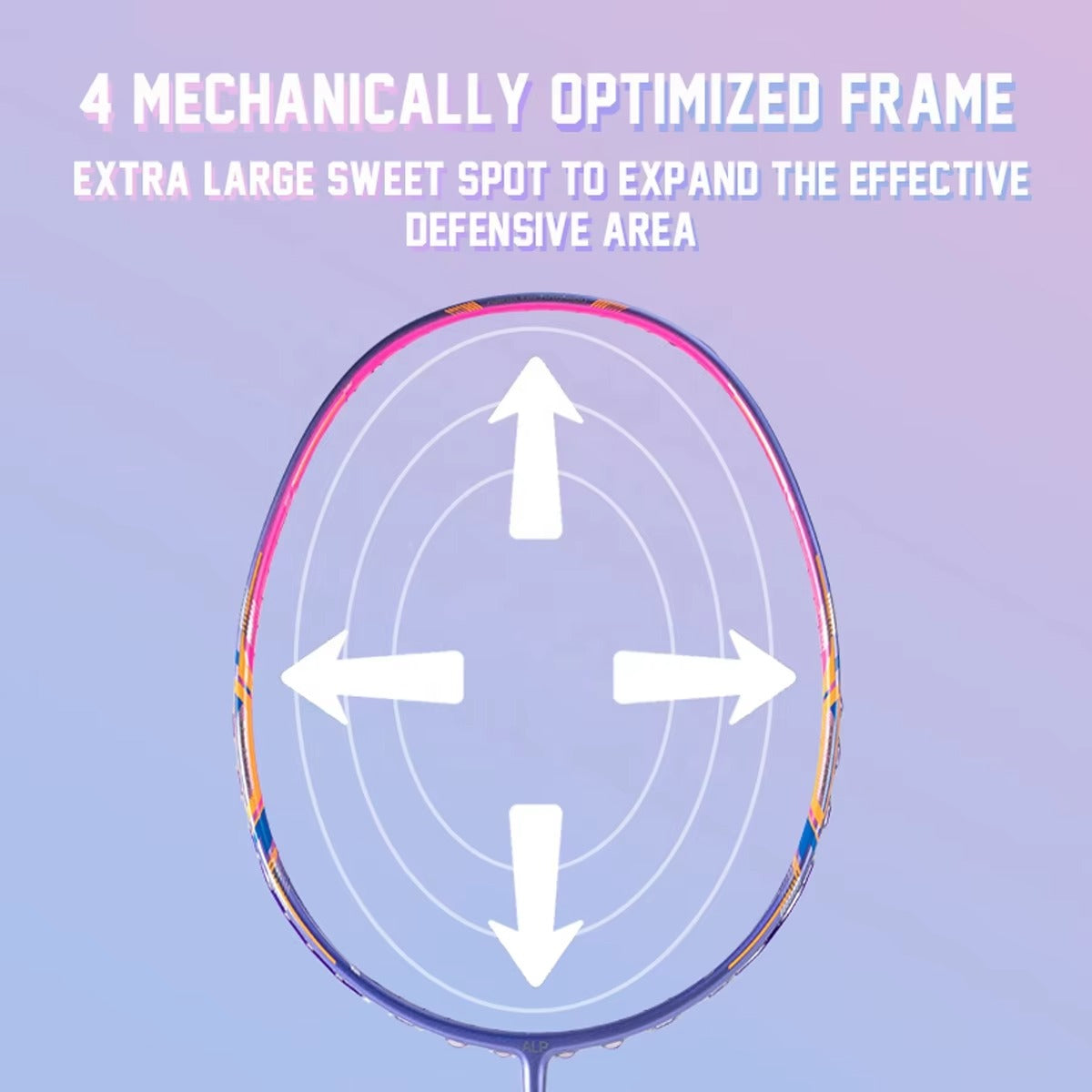 ALPSPORT GJ 10U/G6 Full Carbon Badminton Racket (Single)