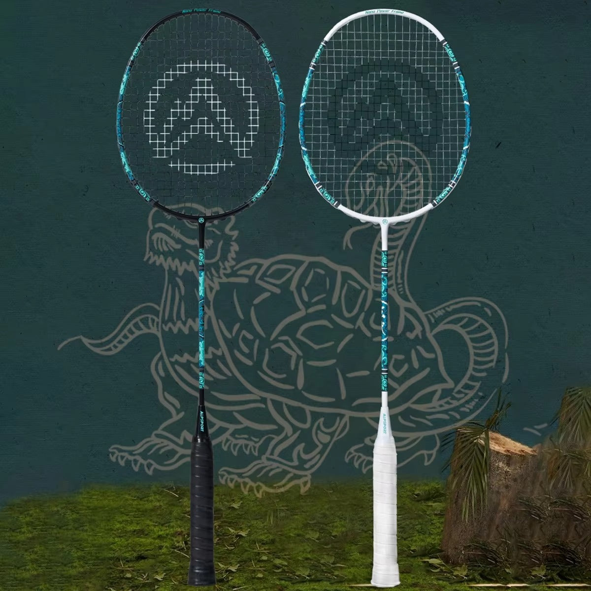 ALPSPORT XW 6U G4 Carbon Fiber Badminton Racket- Black