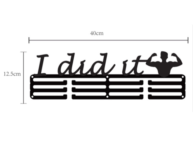 I DID IT Medal Hanger (Metal)