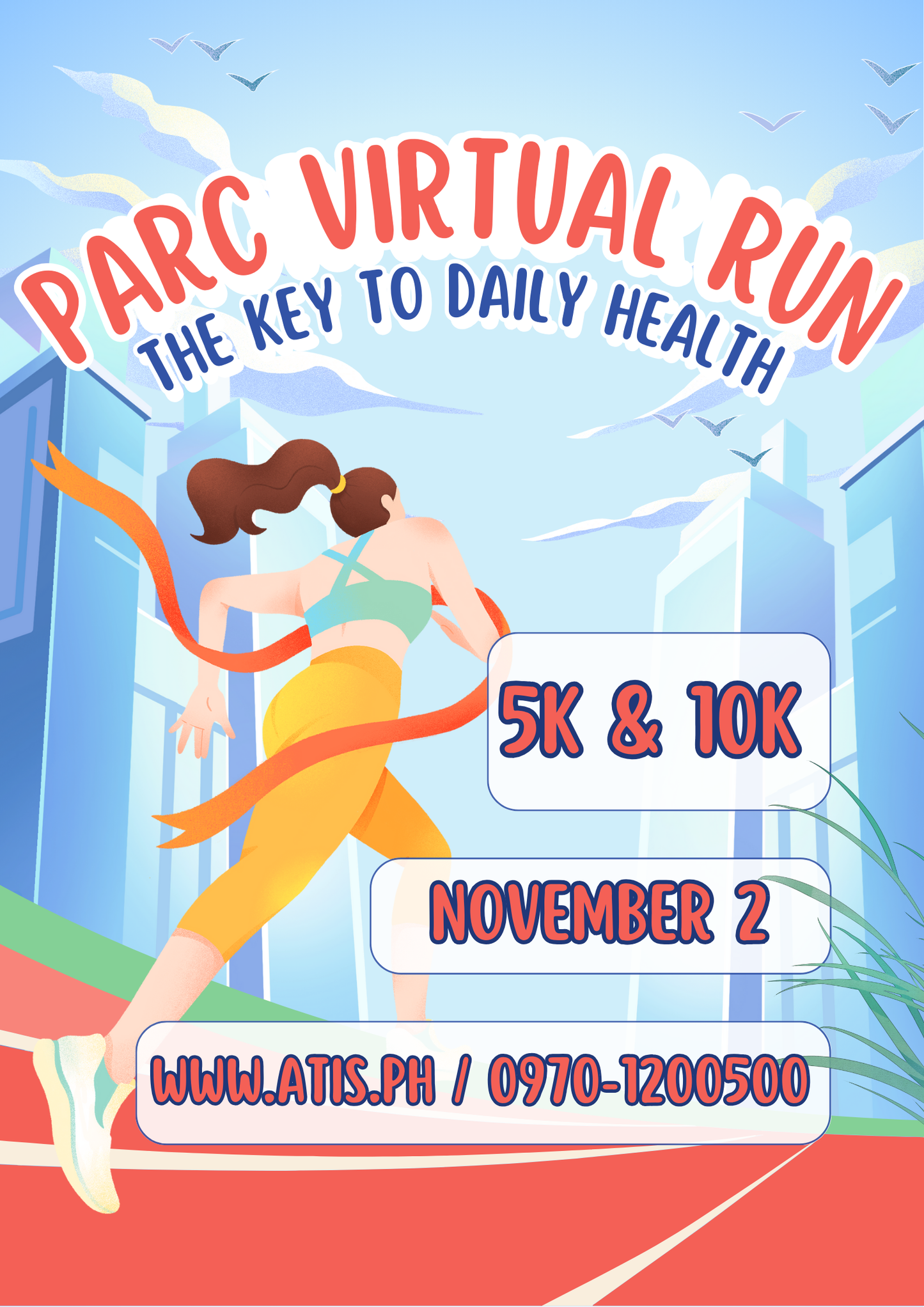 NOVEMBER 2 - PARC VIRTUAL RUN 5km & 10km