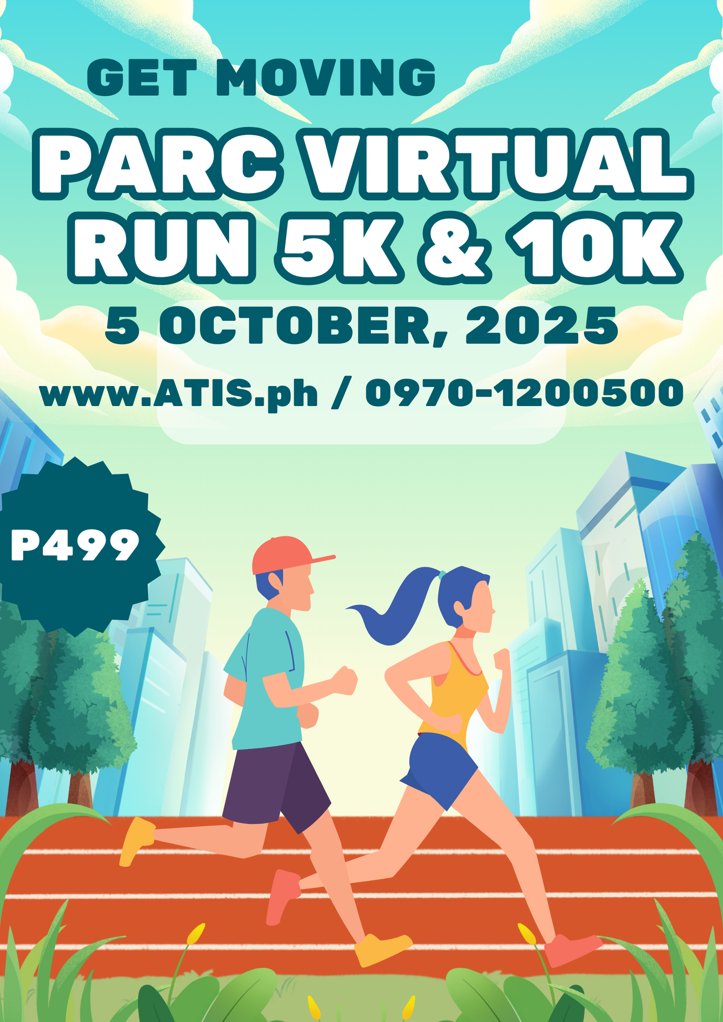 OCTOBER 5 - PARC VIRTUAL RUN 5km & 10km