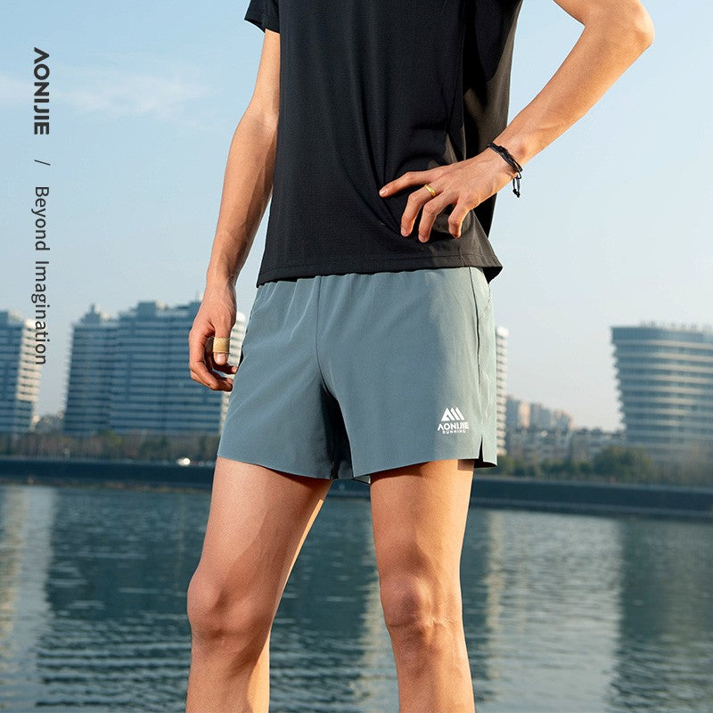 AONIJIE FM5199 Outdoor Sports Shorts for Men - BLACK