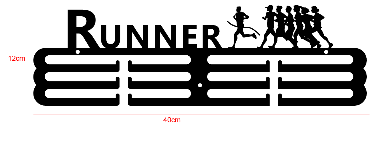 RUNNER Medal Hanger (Metal)