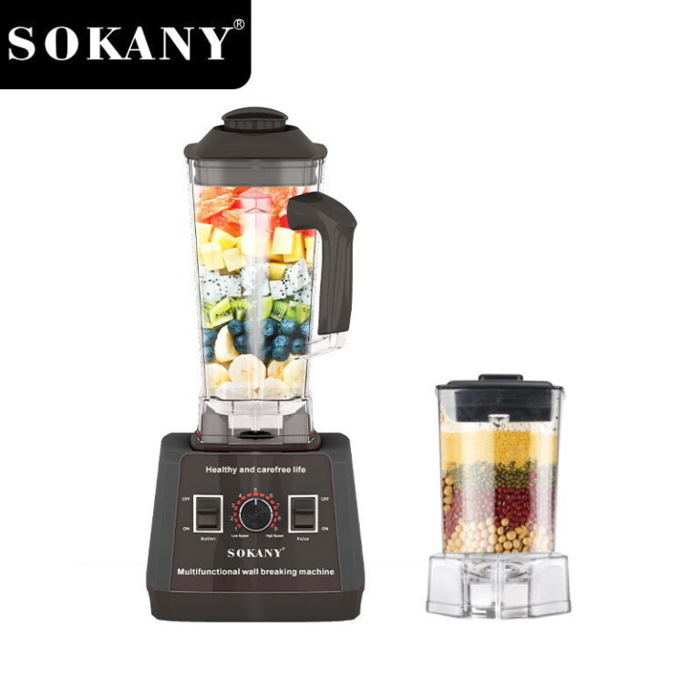 Sokany 2.5L Capacity 9 Speed Adjustable Portable Blender 5000W
