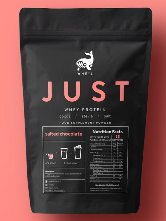 Wheyl JUST WHEY PROTEIN SALTED CHOCOLATE 1lb (454g) - 15 servings