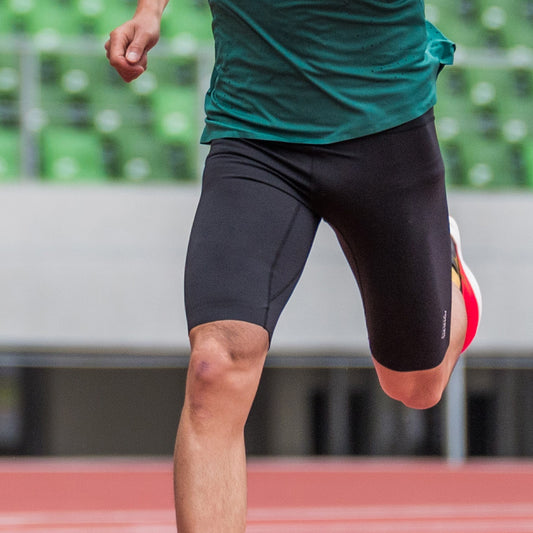 Aonijie FM5120 Tight Lightweight Sports Compression Shorts for Men- BLACK