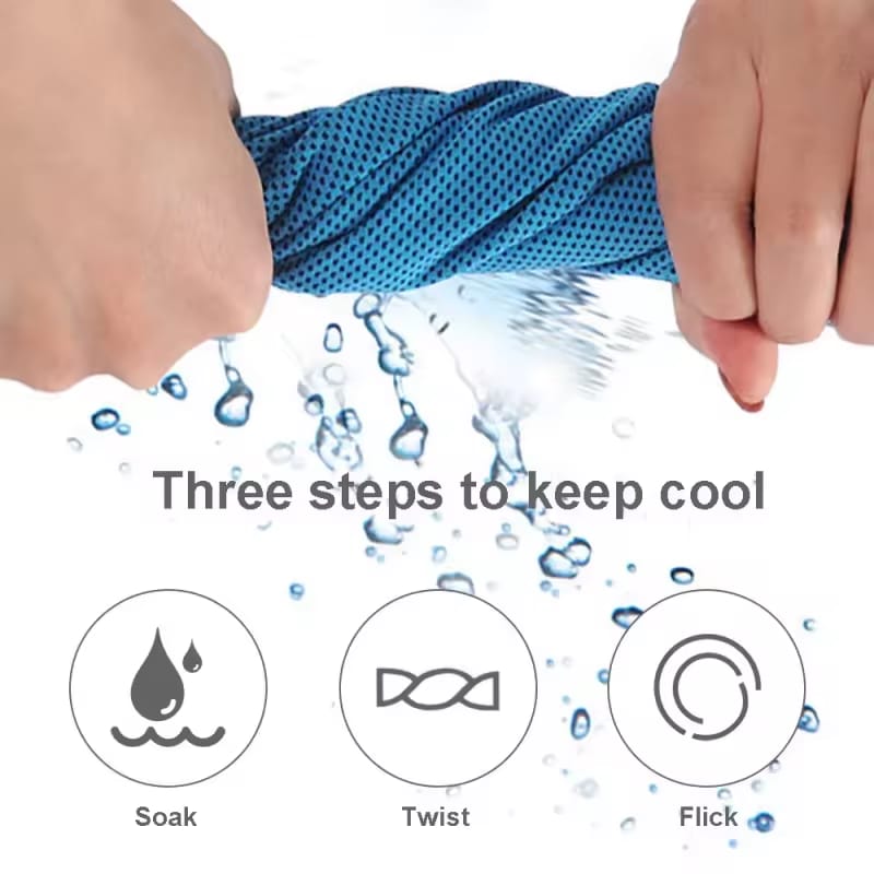 Quick-Dry Ice Silk SPORTS TOWEL