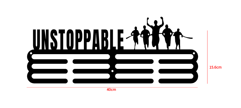 UNSTOPPABLE Medal Hanger (Metal)