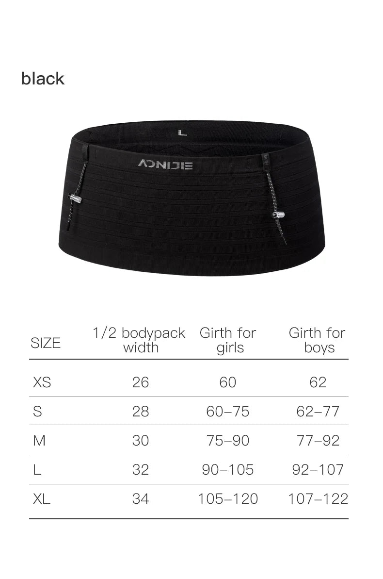 AONIJIE W8116 Outdoor Light Green Waist Belt Bag Light Weight
