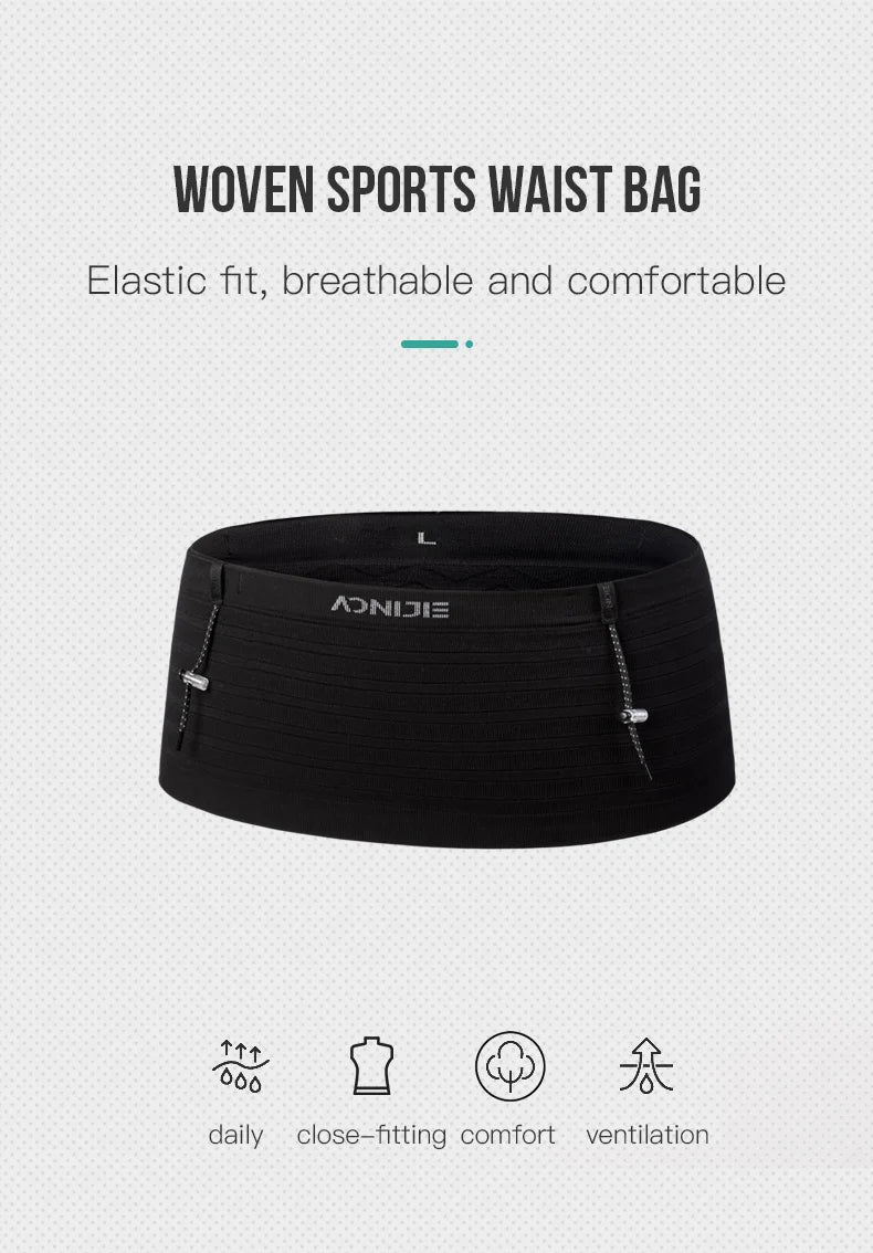 AONIJIE W8116 Outdoor Light Green Waist Belt Bag Light Weight
