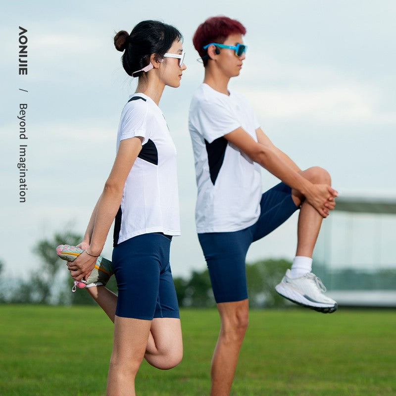 Aonijie FW5149 Outdoor Running Compression Shorts for Women - BLACK