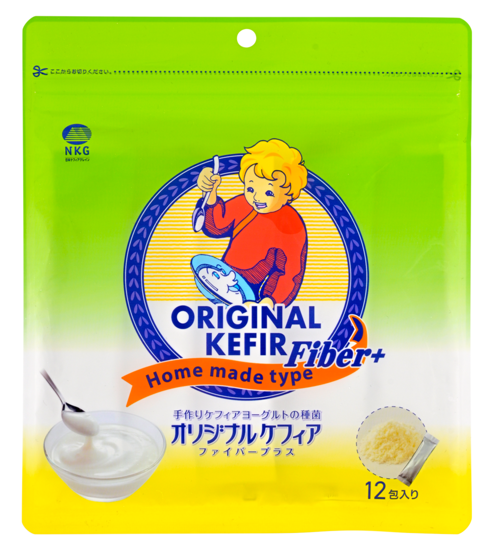 DIETARY FIBER + KEFIR YOGURT STARTER CULTURE 12 SACHETS IN 1 POUCH - 1 sachet makes 1 liter