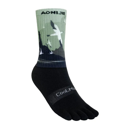Aonijie Calf Toe Socks Model no. E4843 -SEAGULL