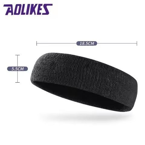Aolikes 2106 Sweat-Absorbing Elastic Compression Headband