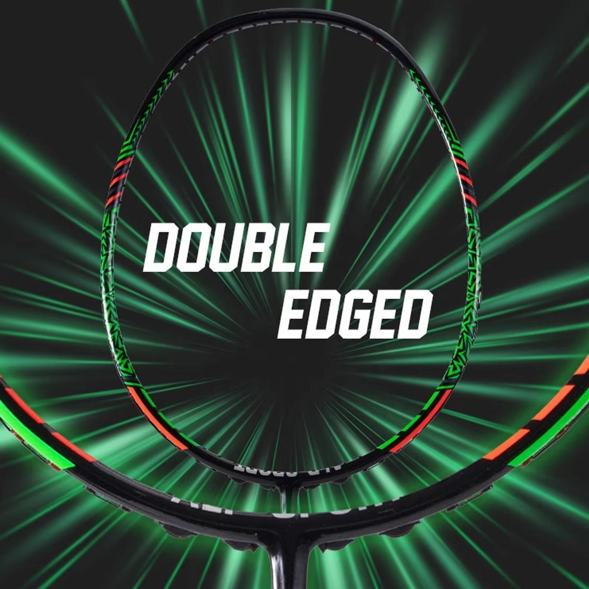 ALPSPORT SR 9U/G5 24-35Lbs Double-edged Carbon Fiber Badminton Racket