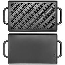 Happiness REVERSIBLE CAST IRON GRILL PAN