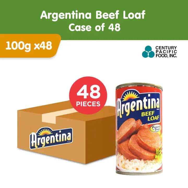Argentina Beef Loaf 100g x 48pcs (1 CASE)- Halal Certified