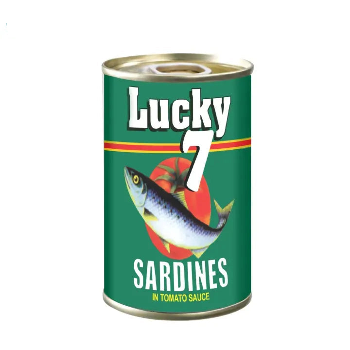 1 CASE Lucky 7 Sardines in Tomato Sauce 155g