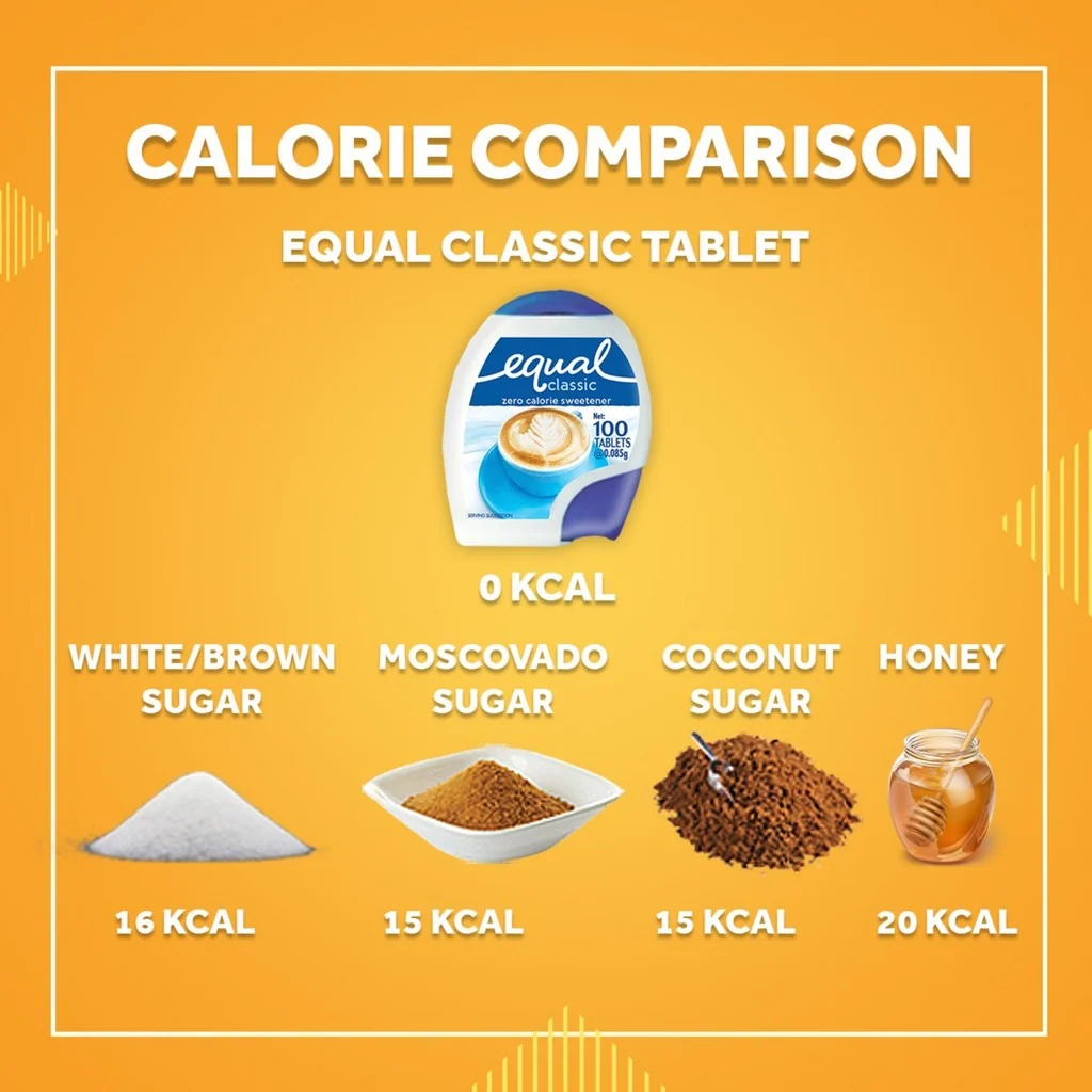 1 Case EQUAL CLASSIC TABLET 200 Zero Calorie Sweetener ( 200 Tablets x 12 ) Sugar Substitute, Diabetic Friendly