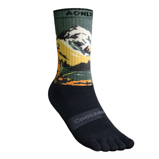 Aonijie Calf Toe Socks Model no. E4843 - GREEN