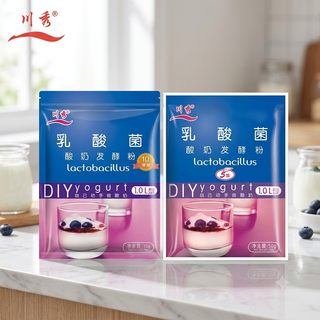 Lactobacillus YOGURT STARTER 1g x 10 sachets (1 PACK)- DIY Yogurt Starter with 5-10 strains