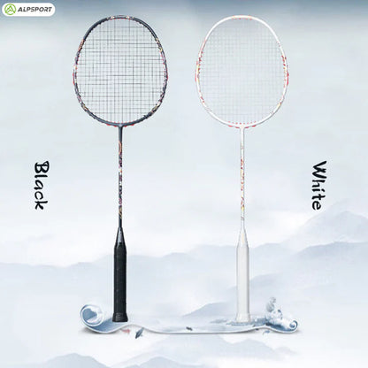 ALPSPORT HQ 6U/G5 Full Carbon Fiber Badminton Racket 24-32lbs - Black
