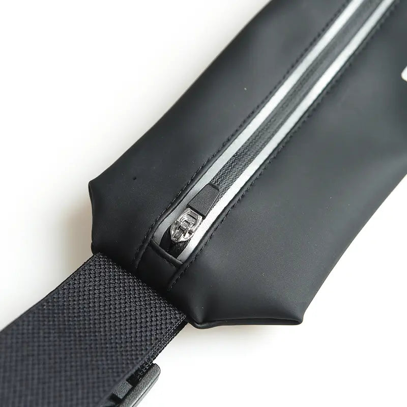 Aonijie W8129 Waterproof Sports Waist Bag Running Belt - BLACK