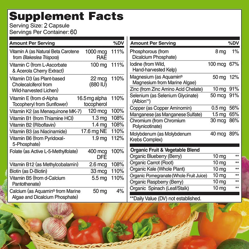 Beworths Multivitamin Capsules with Vitamins and Minerals