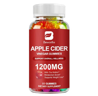 Beworths APPLE CIDER Vinegar Gummies for Dietary Supplement 1200mg