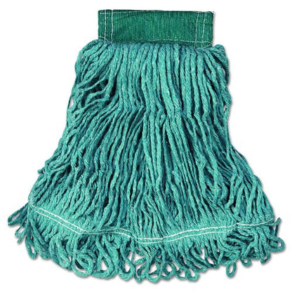 Rubbermaid GREEN SUPER STITCH BLEND MOP 1" HEADBAND SIZE LARGE