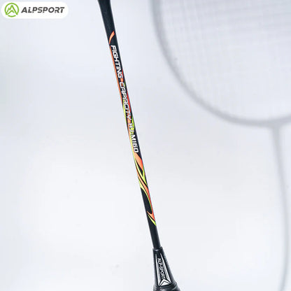 ALPSPORT LT 4U/G4 Carbon Fiber Badminton Racket - Black