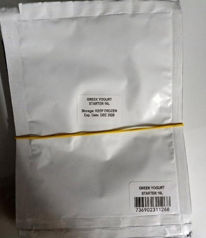 GREEK YOGURT STARTER makes 1L/2L/4L (freeze-dried) - IN POWDER FORM