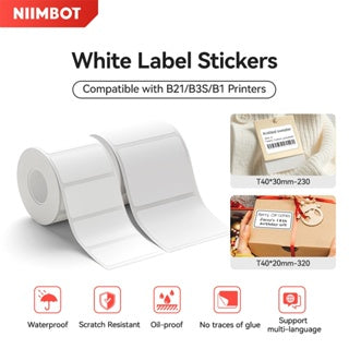 Niimbot B21/B1/B3S Thermal Label Sticker Paper Printable White 20-50mm Width