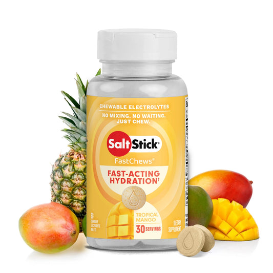 SaltStick FASTCHEWS Tropical Mango - 60ct bottle