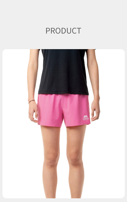Aonijie FW6199 Quick-drying Sports Running Shorts - PINK
