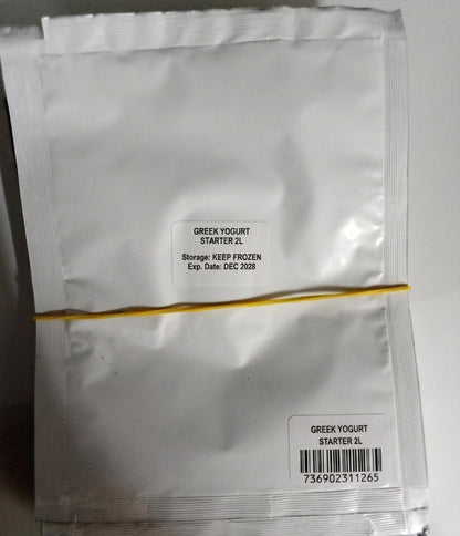 GREEK YOGURT STARTER makes 1L/2L/4L (freeze-dried) - IN POWDER FORM