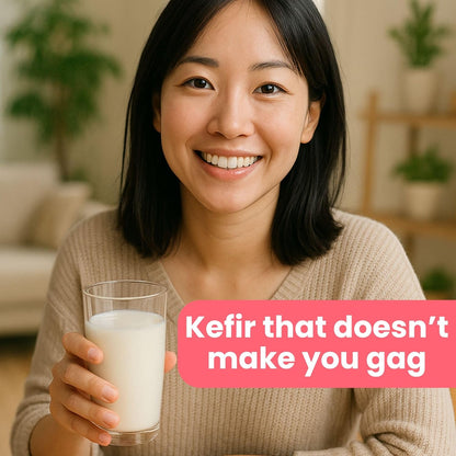 CALCIUM+ KEFIR YOGURT STARTER CULTURE 12 SACHETS IN 1 POUCH - 1 sachet makes 1 liter