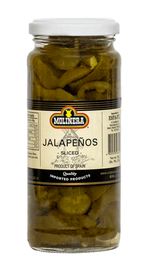 Molinera Sliced Jalapeños 335g x 12